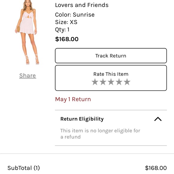 Pink mini dress - Picture 3 of 3